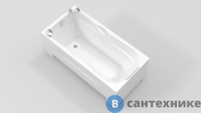 картинка Ванна акриловая BellSan на ЭРИКА 150, с каркасом (BS.ER-A1500750), без сифона