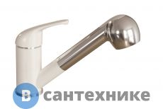 Смеситель Dr. Gans СОНАТА Белый для кухни (319.04L.1223.401)