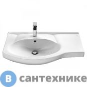 Умывальник Santek Коралл 83 см мебельный белый с отверстием (Правый по крылу) /1WH110228/