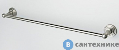 картинка Штанга для полотенец WasserKRAFT Ammer K-7030 металл, покрытие "матовый хром"