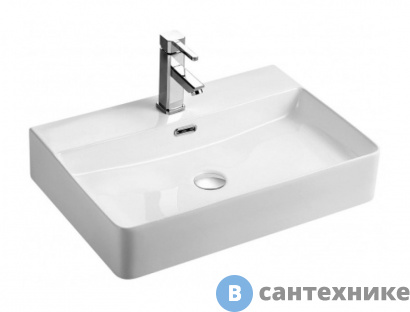картинка Раковина AZARIO AZ-2173 накладная (600*420*120 мм)