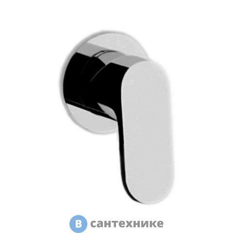 Смеситель AZZURRA LINEA для душа, с внутренней частью, хром (AN 83A)