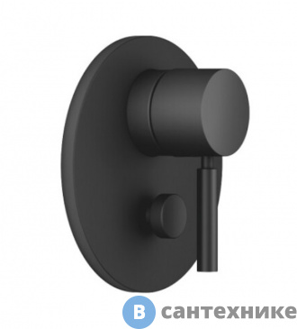 картинка Смеситель Dornbracht Meta 36.120.660.33 для душа, чёрный матовый, внешняя часть