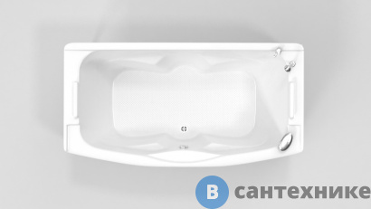 картинка Ванна акриловая BellSan СОНАТА 190, с каркасом (BS.SO-A1900109), без сифона