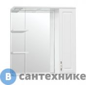 Зеркальный шкаф Style line Олеандр-2 750/С белый (4650134470833)