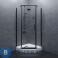 картинка Душевое ограждение Тритон Дека-Блэк, 100х100, пятиуг., низ. подд. (сифон D90 мм) (DK353)