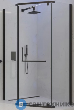 картинка Душевой уголок Veconi RV-36B RV36B-90-01-C5 стекло прозрачное/6 мм/ без поддона