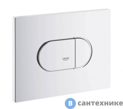 картинка Накладная панель Grohe 38858SH0 Arena Cosmopolitan для унитаза, горизонтальная