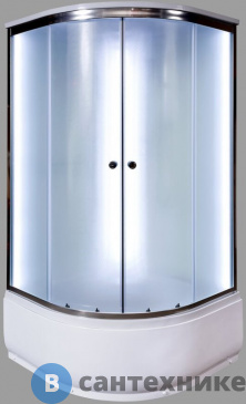 картинка Душевая кабина Deto D80S LED (800*800*2200)
