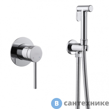 картинка Смеситель ABBER Emotion AF8825 с гигиеническим душем, хром