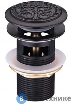 картинка Донный клапан Lemark JASMIN LM6680ORB клик-клак, черная бронза