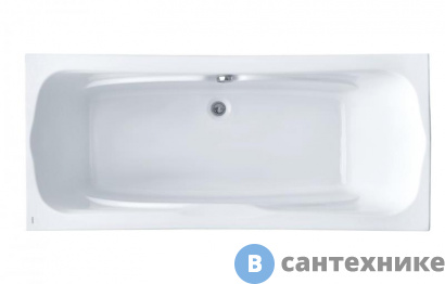 картинка Ванна акриловая Santek Корсика 180х80 (1WH111981), без каркаса и сифона