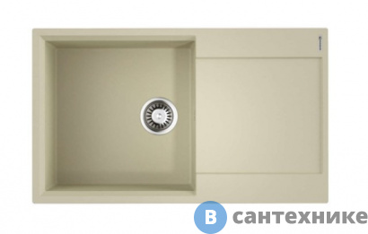 картинка Кухонная мойка OMOIKIRI Daisen-86-BE ваниль (4993694)