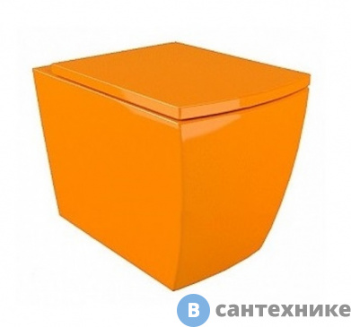 картинка Унитаз подвесной Arcus G-050 оранжевый (без сиденья)