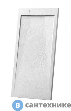 картинка Душевой поддон Vincea VST-4SRL9014W, 1400*900*25, белый матовый из искусственного камня, без сифона
