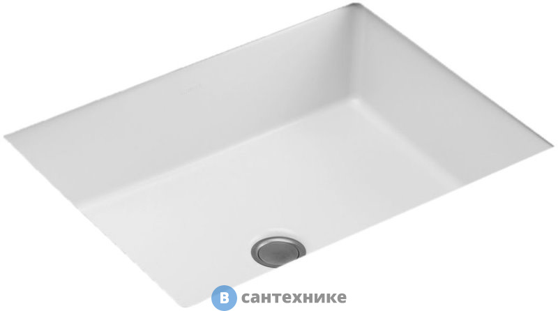 Раковина Jacob Delafon E2882-0 Verticyl встраиваемая снизу 50*40 см, белый