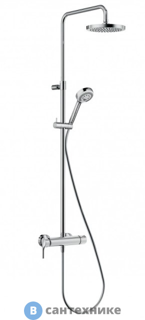 Душевая стойка Kludi LOGO 6808505-00 со смесителем для душа