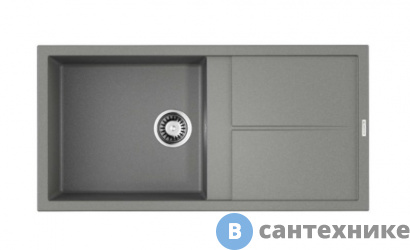 картинка Кухонная мойка OMOIKIRI Sumi 100-GR grey (4993565)