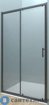 картинка Душевая дверь Veconi VN-72B VN72B-110-01-C4 стекло прозрачное/6 мм