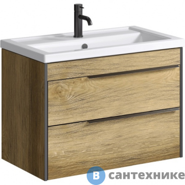 картинка Тумба под раковину Aqwella FARGO 81 FRG0108DB (дуб балтийский)