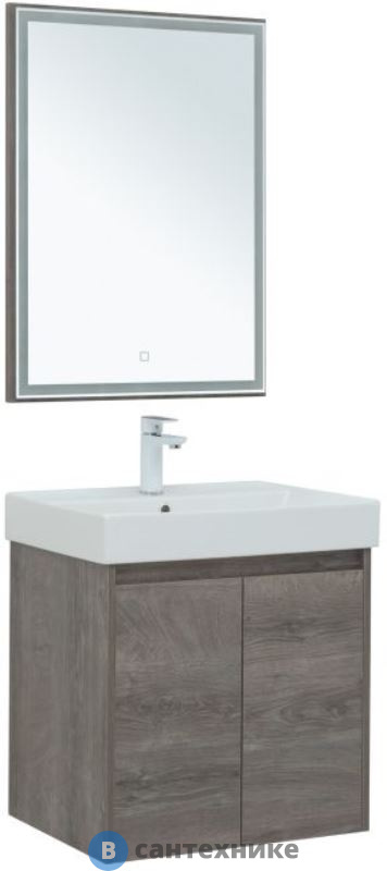 Комплект мебели Aquanet Nova Lite 60 2 дв. дуб рошелье (302533)