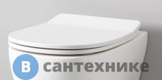 Сиденье ArtCeram TEN Slim для унитаза белое (микролифт) (TEA005)