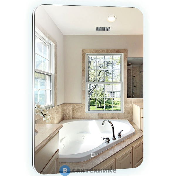 Зеркало AZARIO Паллада 685*915 сенсор выкл (LED-00002242)