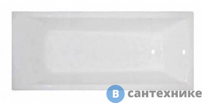 картинка Чугунная ванна CASTALIA PRIME 150x70 (без ножек)