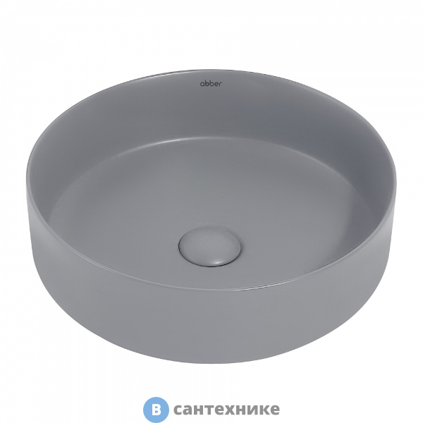 Раковина ABBER Bequem AC2109MG серая матовая накладная
