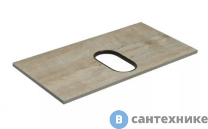 картинка Столешница Акватон Лофт Фабрик 80 Дуб Эндгрейн (1A243003LTDU0)