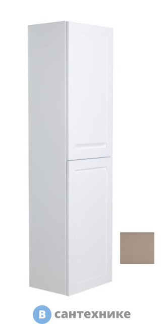 Шкаф Art & MAX PLATINO AM-Platino-1500-2A-SO-CM подвесной с двумя распашными дверцами, капучино матовый, 400x300x1500