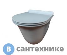 Унитаз Bolu Sevilla BL-34E051 подвесной безободковый с ультратонким сиденьем с микролифтом