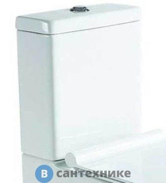 Бачок для унитаза Vincea Q-Line VT2T-12, белый, двухрежимная арматура Geberit