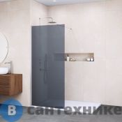 Перегородка для душа RGW WA-010  120*195 хром/ тонированное (серое) (351001012-31)