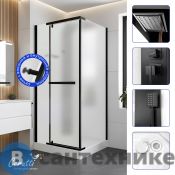 Душевая кабина CeruttiSpa MIMI90BF (90*90*215-225) без крыши, квадратный низкий поддон