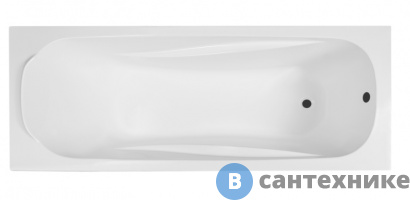 картинка Акриловая ванна Loranto Арктика 1700х700 (каркас + экран + крепеж) (CS00025380), без сифона