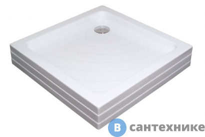 картинка Душевой поддон Ravak ANGELA-90 PU белый (A007701120)