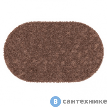 картинка Коврик WasserKRAFT Dill BM-3942 Carob Brown для ванной комнаты