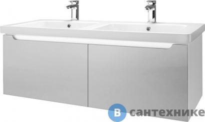 картинка Тумба под раковину Dreja W 125, 2 ящика (99.9400)