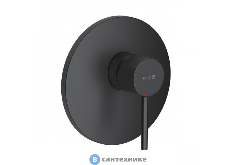 Смеситель Kludi BOZZ 386553976 для душа, черный мат.