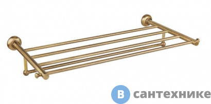 картинка Полка Cezares APHRODITE-TD08-02 для полотенец, бронза
