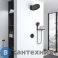 картинка Душевой комплект Vincea Inspire VSFW-3I22MT3RMB встраиваемый, термостатический, двухрежимный, черный