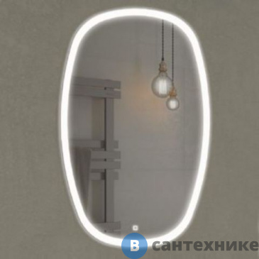 картинка Зеркало Comforty Космея-50 светодиодная лента, сенсор 500*800