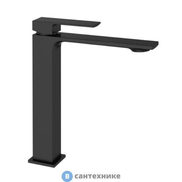 Смеситель Orange Lutz M04-121b однозахватный для накладной раковины, чёрный