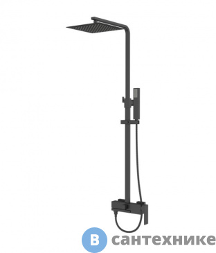 картинка Душевая стойка Agger Great A2893344 чёрный