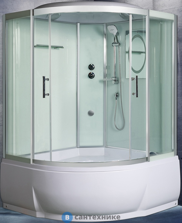 Душевая кабина WELTWASSER EMMER 11055-2 (1100х1100х2170)