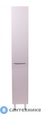 картинка Колонна Style line универсальная Бергамо L с корзиной, Люкс антискрейтч белый, PLUS (2000949236735)