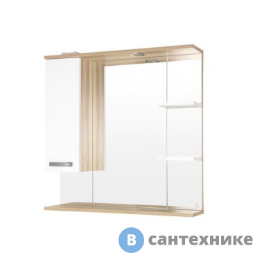 картинка Зеркальный шкаф Style line Ориноко 800/С (4650134470888)