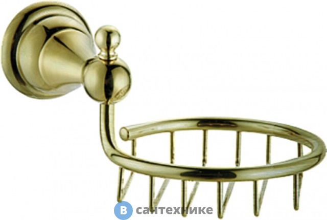 Мыльница AZARIO ELVIA решетка, бронза (AZ-91109Q)