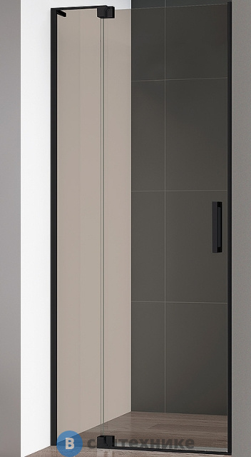 Душевая дверь Cezares SLIDER-B-1-100/110-BR-NERO 1000x1950